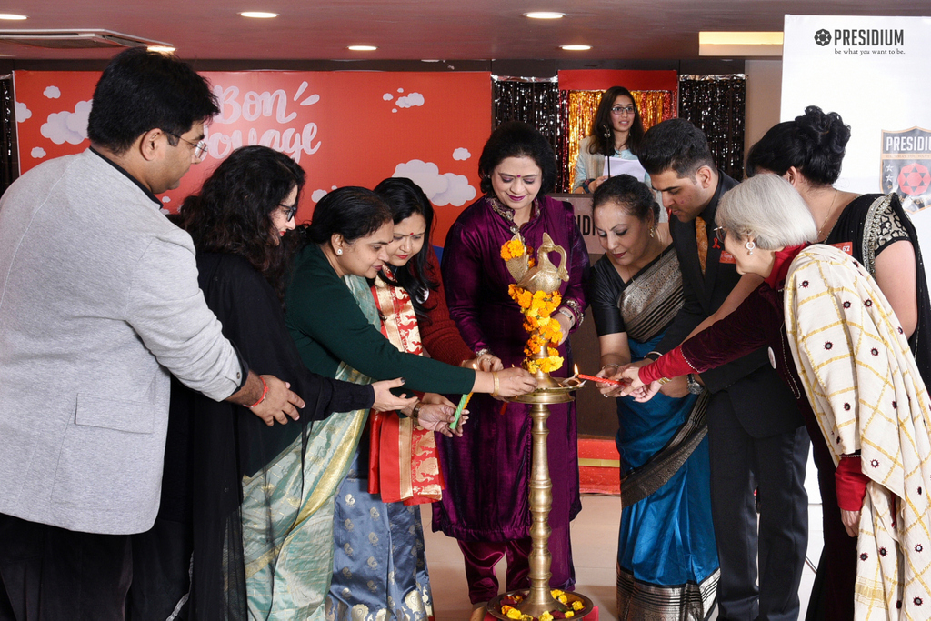 Presidium Gurgaon-57, A MEMORABLE FAREWELL PARTY WITH SUDHA MA'AM