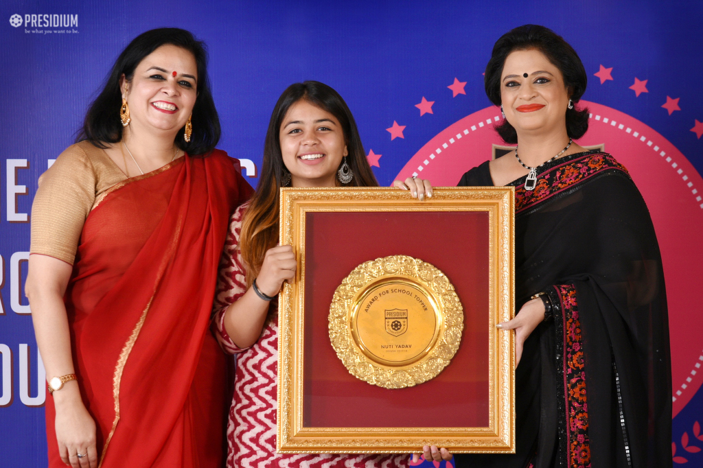 Presidium Gurgaon-57, YOUNG ACHIEVERS HONOURED AT ACADEMIC EXCELLENCE AWARDS 2018