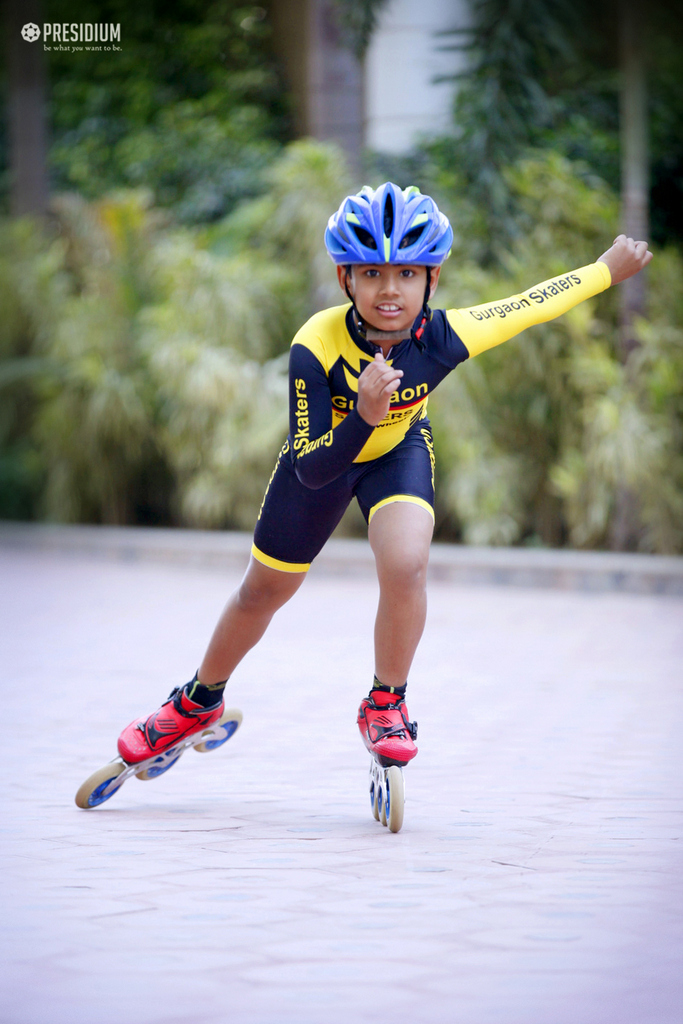 Presidium Gurgaon-57, KUDOS PRESIDIANS FOR WINNING TOP LAURELS AT ROLLER SKATING MEET