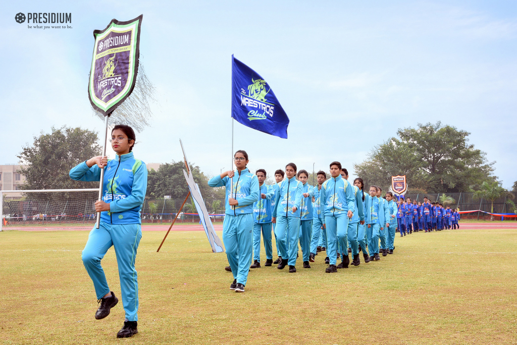 Presidium Indirapuram, STUDENTS EXHIBIT THEIR EXCEPTIONAL TALENTS AT ANNUAL SPORTS DAY