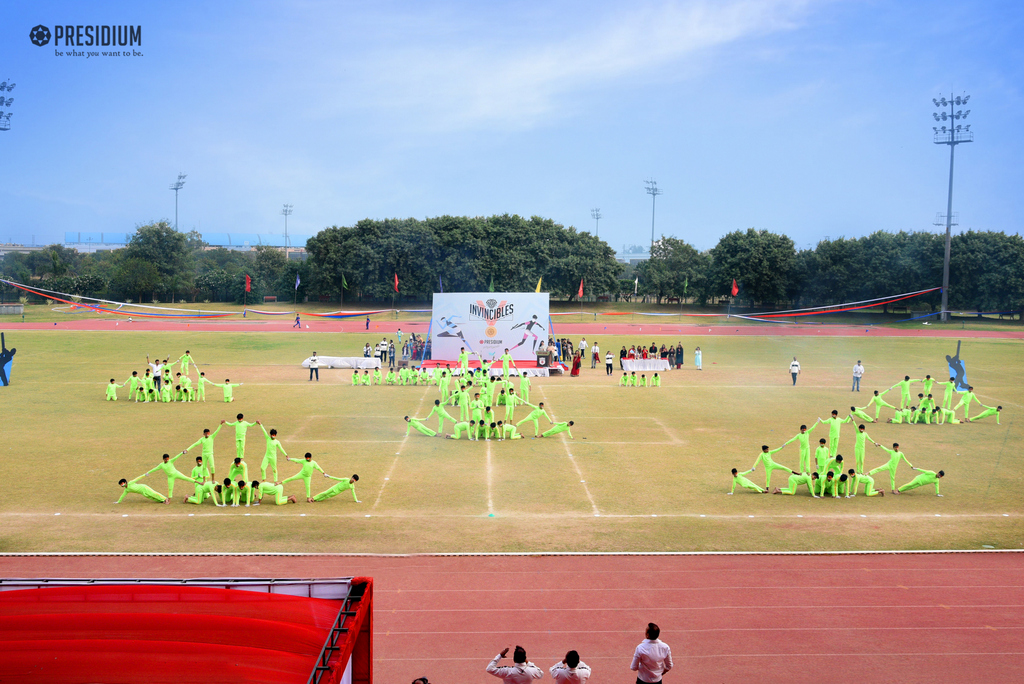 Presidium Indirapuram, STUDENTS EXHIBIT THEIR EXCEPTIONAL TALENTS AT ANNUAL SPORTS DAY