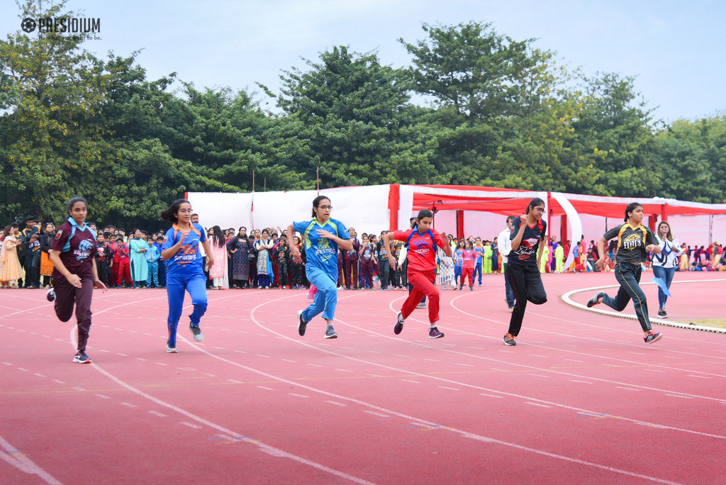 Presidium Indirapuram, STUDENTS EXHIBIT THEIR EXCEPTIONAL TALENTS AT ANNUAL SPORTS DAY