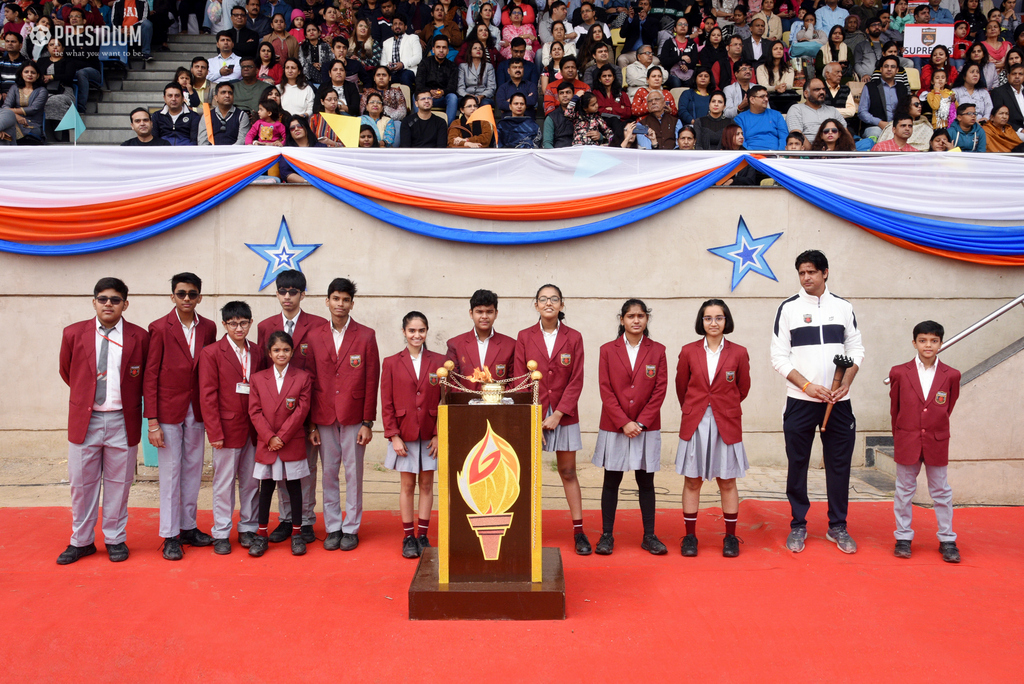 Presidium Indirapuram, STUDENTS EXHIBIT THEIR EXCEPTIONAL TALENTS AT ANNUAL SPORTS DAY