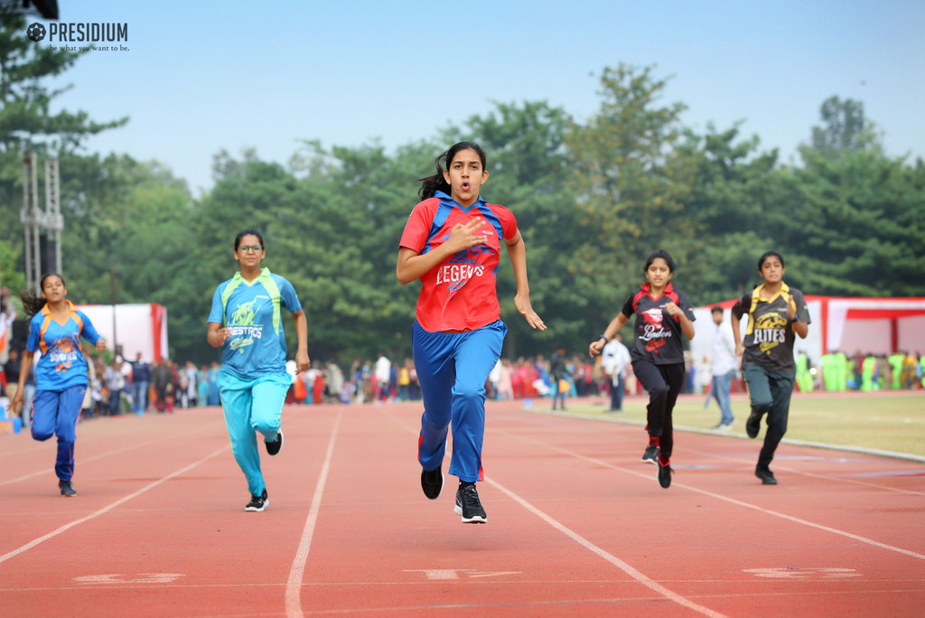 Presidium Indirapuram, STUDENTS EXHIBIT THEIR EXCEPTIONAL TALENTS AT ANNUAL SPORTS DAY