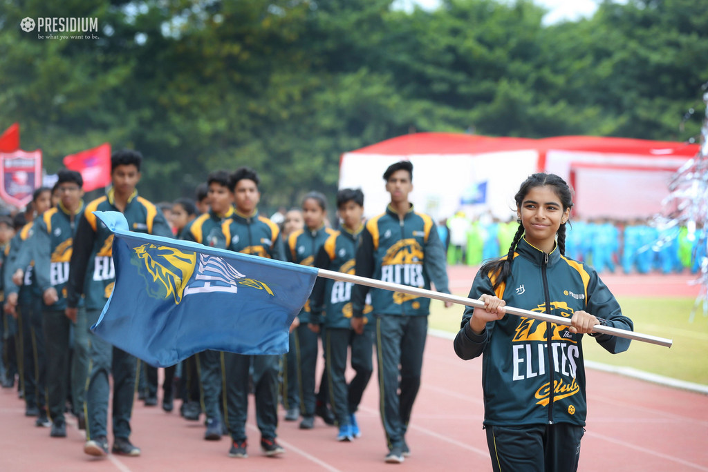 Presidium Indirapuram, STUDENTS EXHIBIT THEIR EXCEPTIONAL TALENTS AT ANNUAL SPORTS DAY