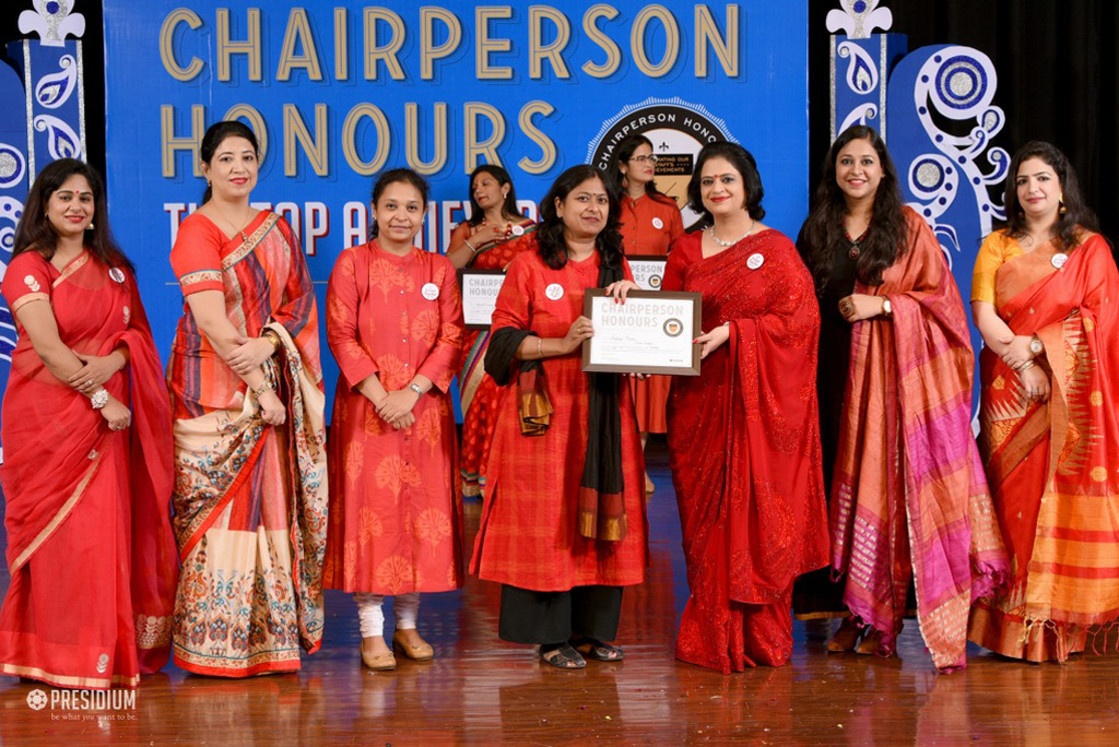 Presidium Indirapuram, TEACHERS RECEIVE RECOGNITION AT CHAIRPERSON HONOURS FOR TEACHERS