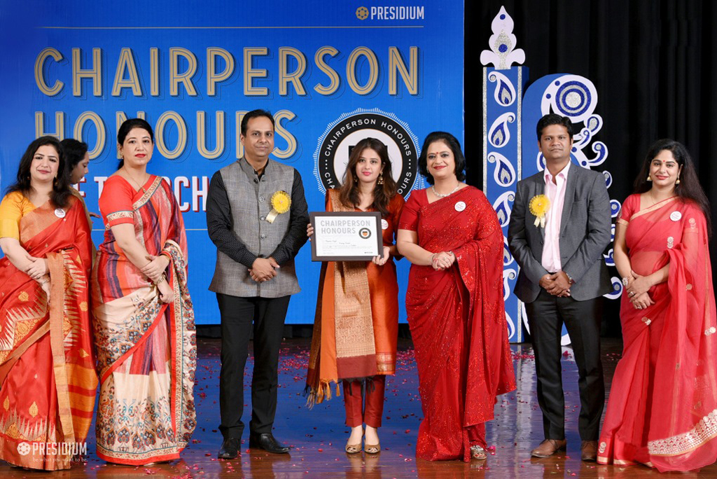 Presidium Indirapuram, TEACHERS RECEIVE RECOGNITION AT CHAIRPERSON HONOURS FOR TEACHERS