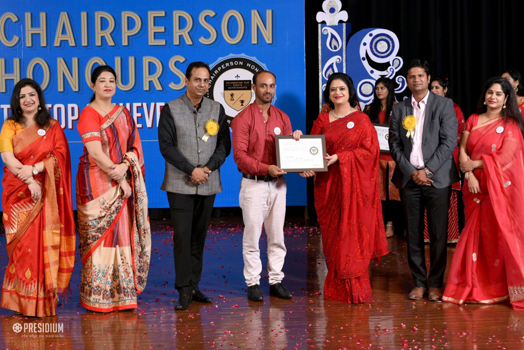 Presidium Indirapuram, TEACHERS RECEIVE RECOGNITION AT CHAIRPERSON HONOURS FOR TEACHERS