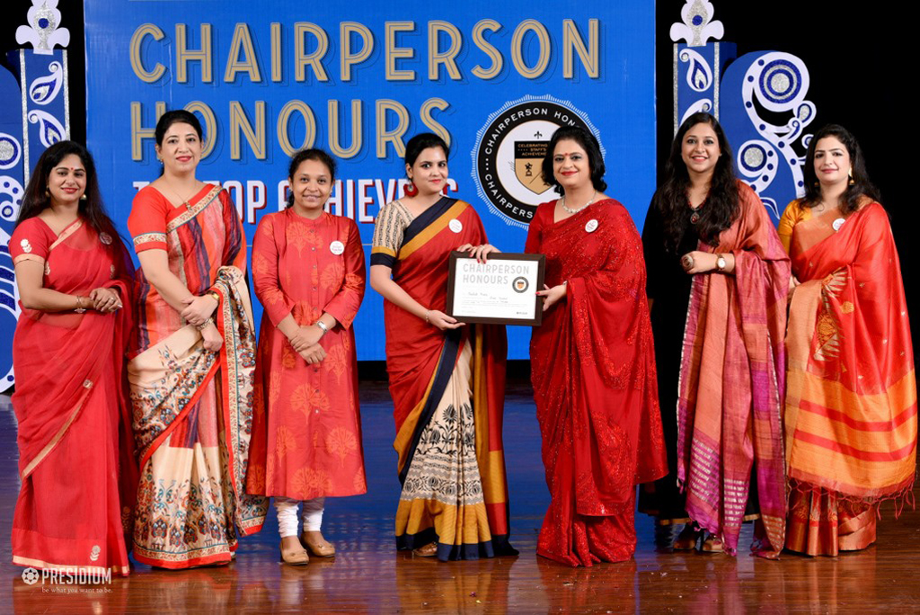 Presidium Indirapuram, TEACHERS RECEIVE RECOGNITION AT CHAIRPERSON HONOURS FOR TEACHERS