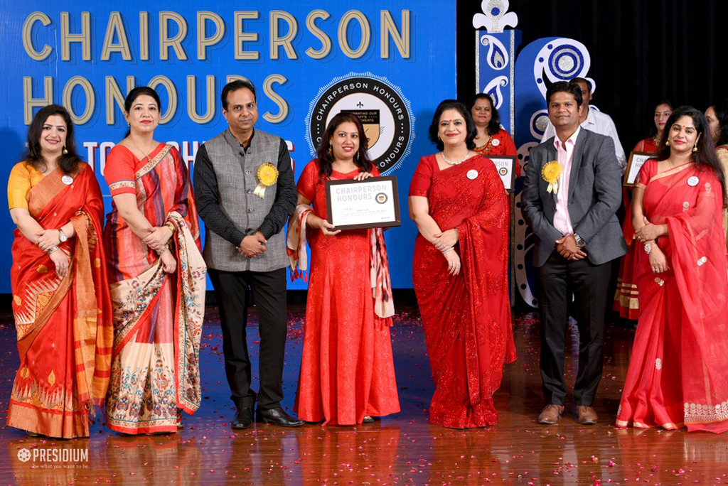 Presidium Indirapuram, TEACHERS RECEIVE RECOGNITION AT CHAIRPERSON HONOURS FOR TEACHERS