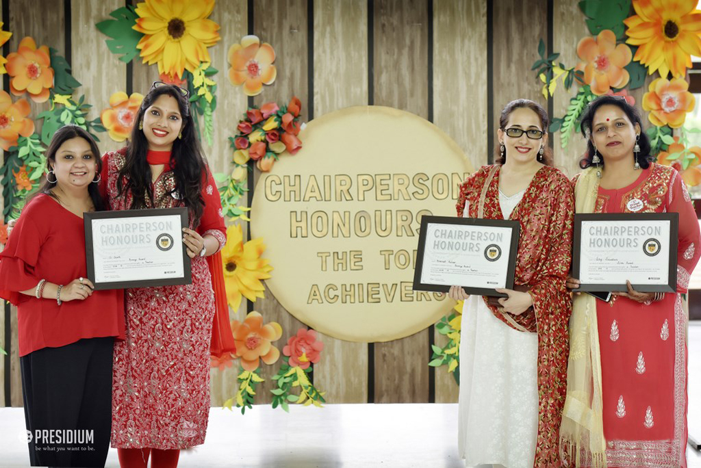 Presidium Indirapuram, TEACHERS RECEIVE RECOGNITION AT CHAIRPERSON HONOURS FOR TEACHERS