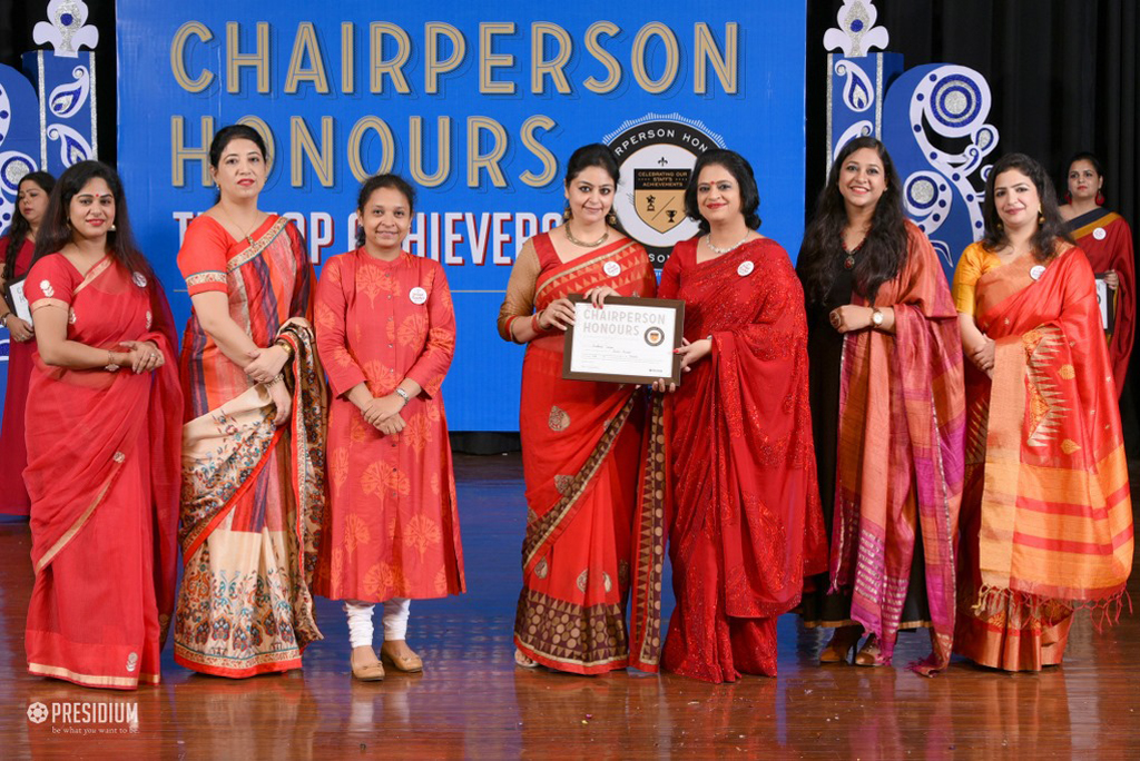 Presidium Indirapuram, TEACHERS RECEIVE RECOGNITION AT CHAIRPERSON HONOURS FOR TEACHERS