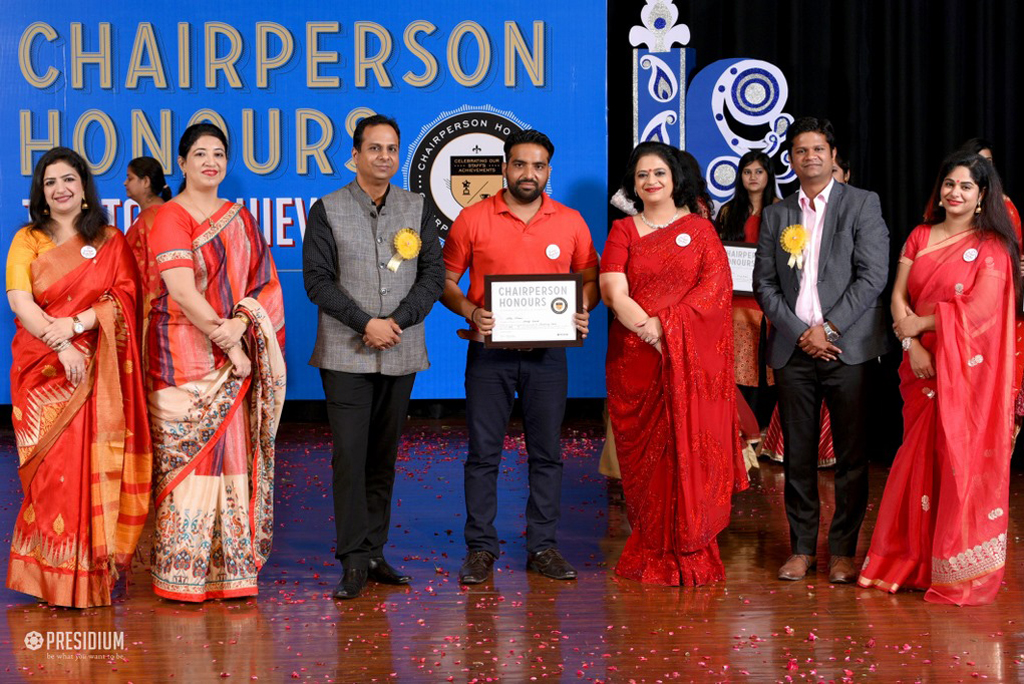 Presidium Indirapuram, TEACHERS RECEIVE RECOGNITION AT CHAIRPERSON HONOURS FOR TEACHERS