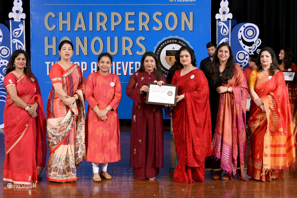 Presidium Indirapuram, TEACHERS RECEIVE RECOGNITION AT CHAIRPERSON HONOURS FOR TEACHERS