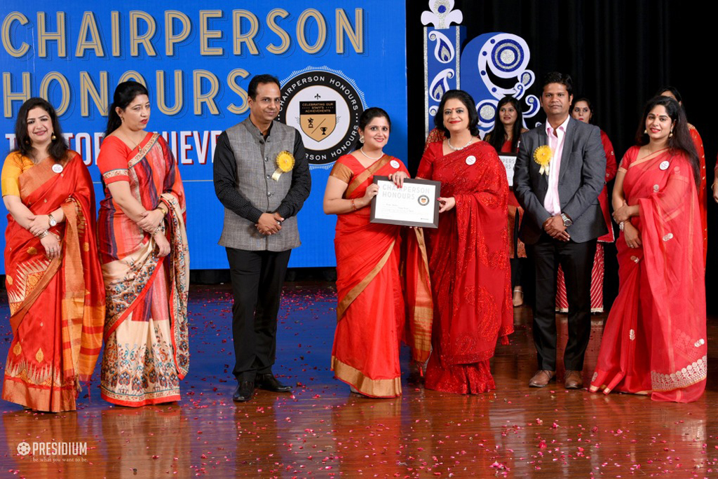 Presidium Indirapuram, TEACHERS RECEIVE RECOGNITION AT CHAIRPERSON HONOURS FOR TEACHERS