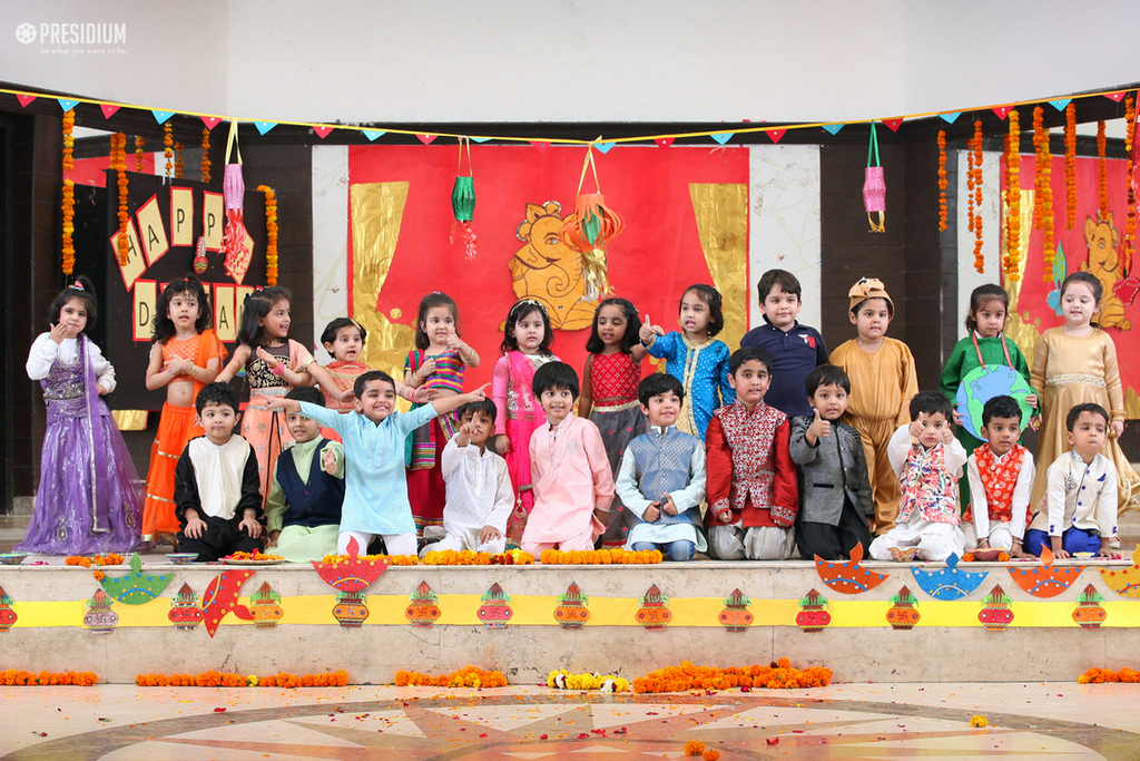 Presidium Indirapuram, YOUNG PRESIDIANS CELEBRATE 'THE FESTIVAL OF LIGHTS'