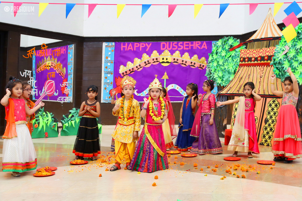 Presidium Indirapuram, PRESIDIANS GIVE MESMERIZING PERFORMANCES ON DUSSEHRA