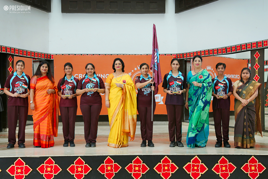 Presidium Indirapuram, NEWLY ELECTED STUDENT COUNCIL TAKE A VOW AT INVESTITURE CEREMONY