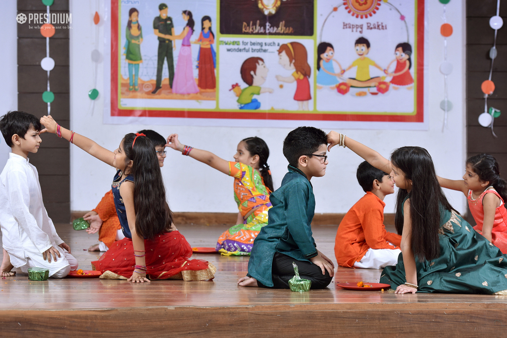 Presidium Indirapuram, RAKSHABANDHAN: PRESIDIANS WARMLY WELCOME FESTIVITIES & HAPPINESS