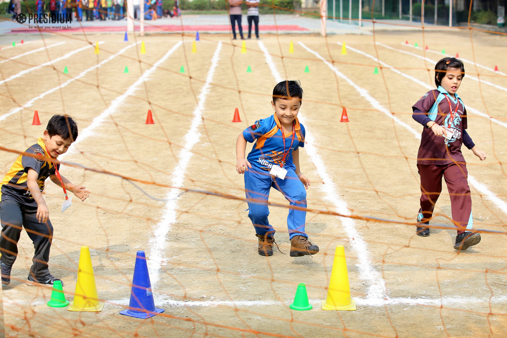 Presidium Indirapuram, ENERGETIC PRESIDIANS EXHIBIT SPORTSMANSHIP ON SPORTS DAY