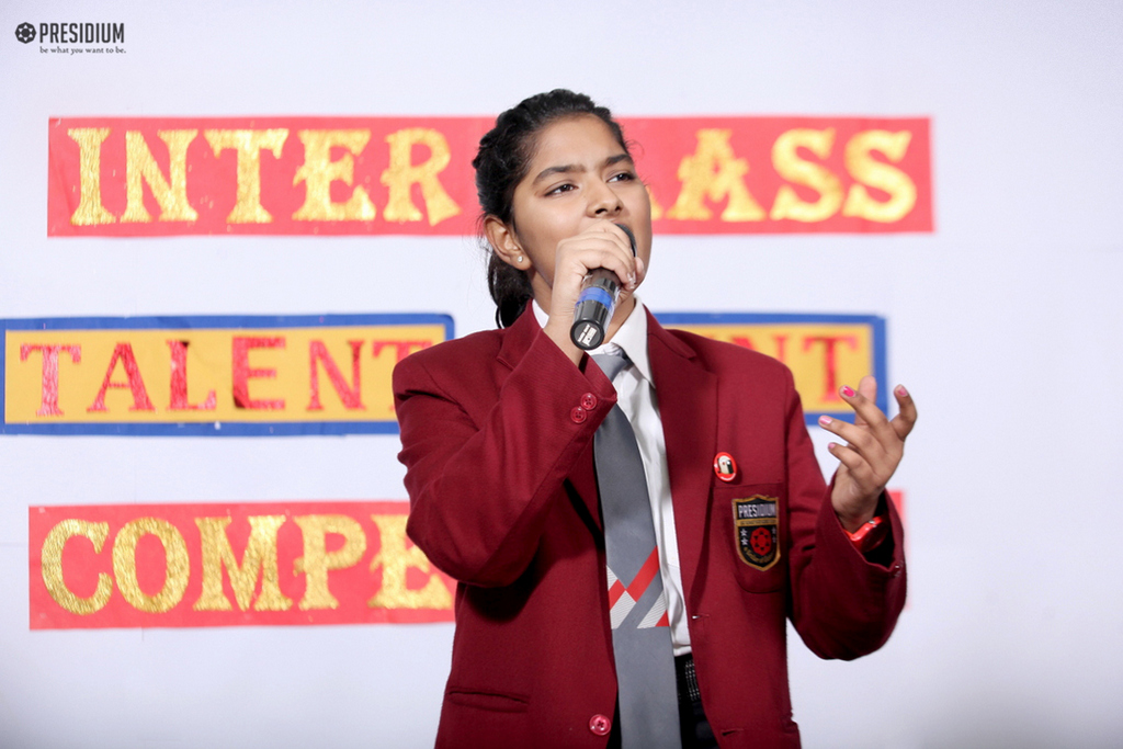 Presidium Rajnagar, INTER-CLASS TALENT HUNT: PRESIDIANS DELIVER STIRRING PERFORMANCES