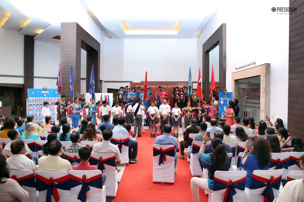 Presidium Gurgaon-57, INVESTITURE CEREMONY: PRESIDIANS PLEDGE TO TAKE RESPONSIBILITY