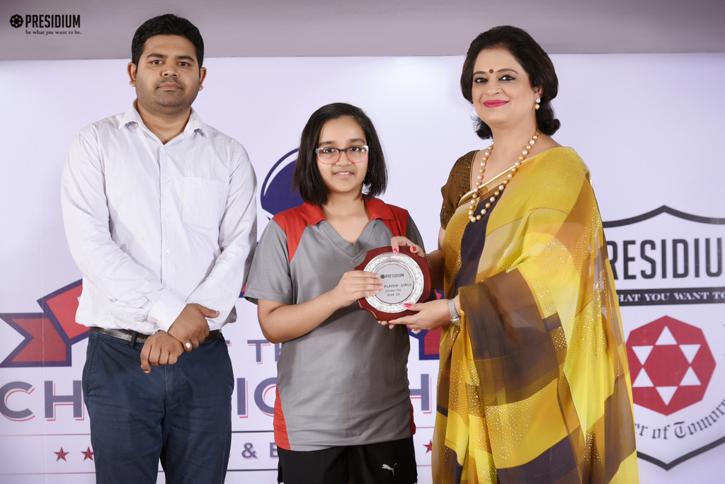 Presidium Indirapuram, CHAMPIONS OF IP OUTSHINE IN THE INTER-PRESIDIUM TABLE TENNIS