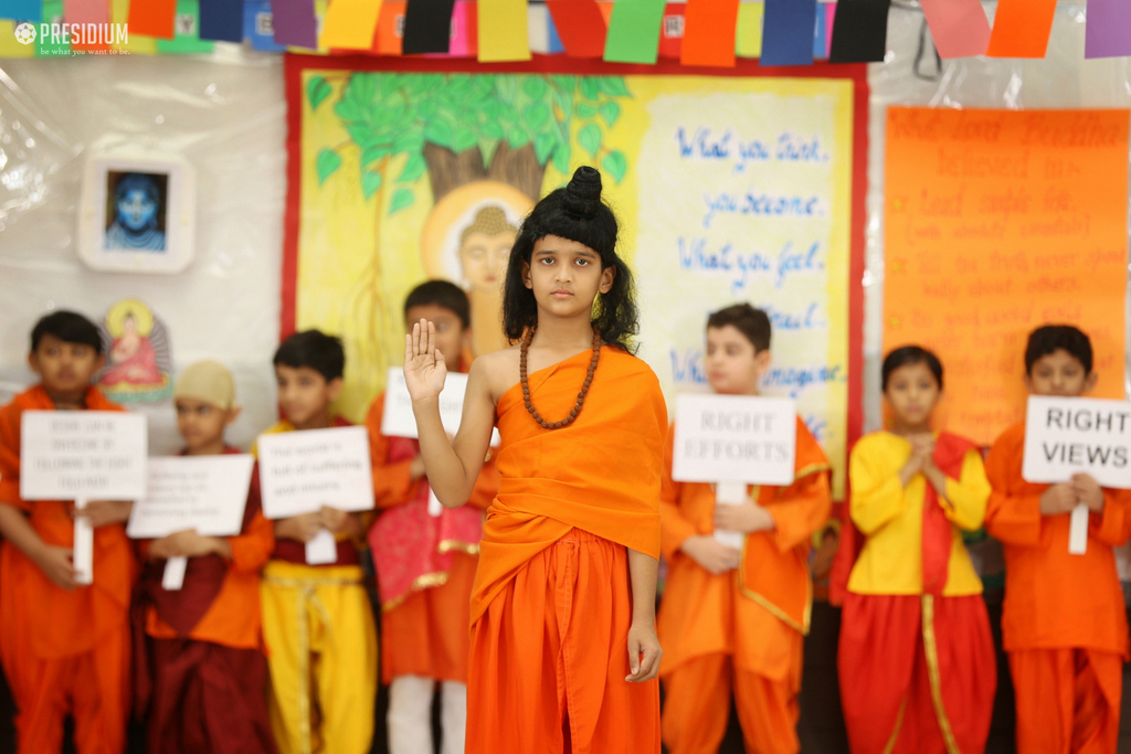 Presidium Indirapuram,   PRESIDIANS EXPERIENCE PEACE AND SERENITY ON BUDDHA PURNIMA