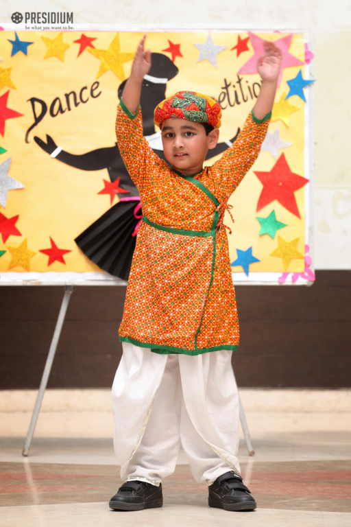 Presidium Indirapuram, PRESIDIANS PERFORM ENTHUSIASTICALLY AT HAPPY FEET COMPETITION