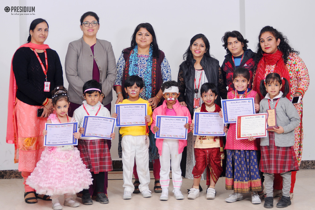 Presidium Indirapuram, INTER-SCHOOL PAPER FOLDING CONTEST:LITTLE PRIYANSHI BAGS 3RD RANK