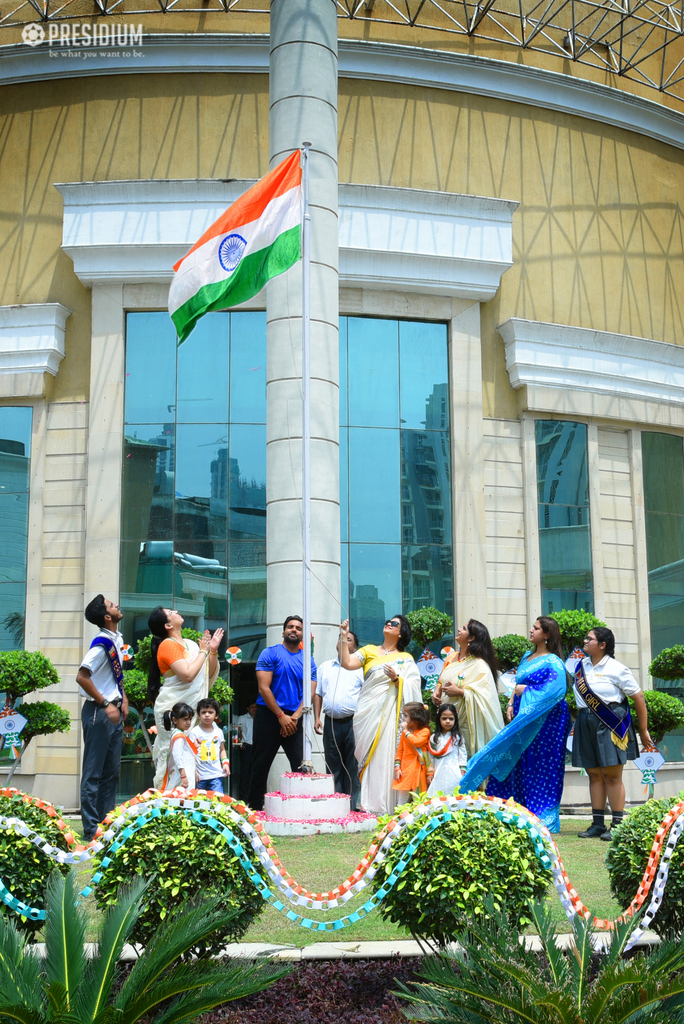 Presidium Indirapuram, PRESIDIANS MARK THE HISTORIC DAY OF INDEPENDENCE WITH SUDHA GUPTA