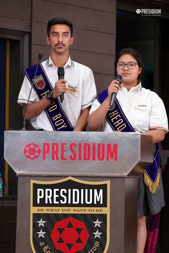 Presidium Indirapuram, PRESIDIANS PROUDLY PLEDGE TO LEAD AT THE INVESTITURE CEREMONY