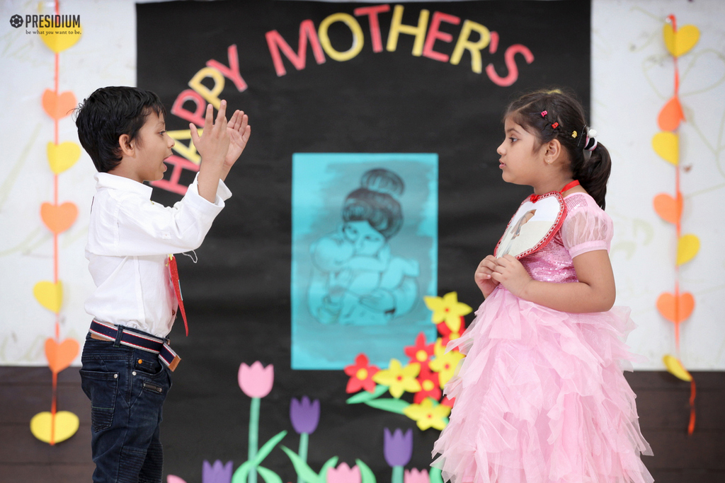 Presidium Indirapuram, YOUNG PRESIDIANS CELEBRATE THE BOND OF LOVE ON MOTHER'S DAY