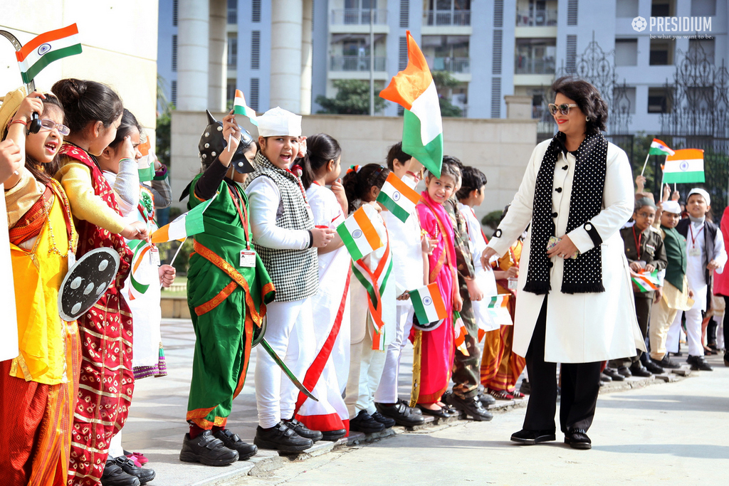 Presidium Indirapuram, PRESIDIANS CELEBRATE THE UNITY OF INDIA ON REPUBLIC DAY