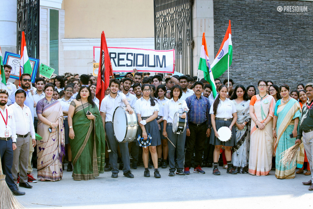 Presidium Indirapuram, PRESIDIANS HELP WITH 'SWACHH BHARAT, SWASTHA BHARAT' MISSION