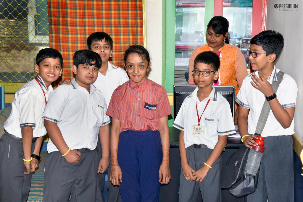 Presidium Indirapuram, YOUNG PHILANTHROPISTS VISIT SPARSH TO SEE THEIR SPECIAL FRIENDS