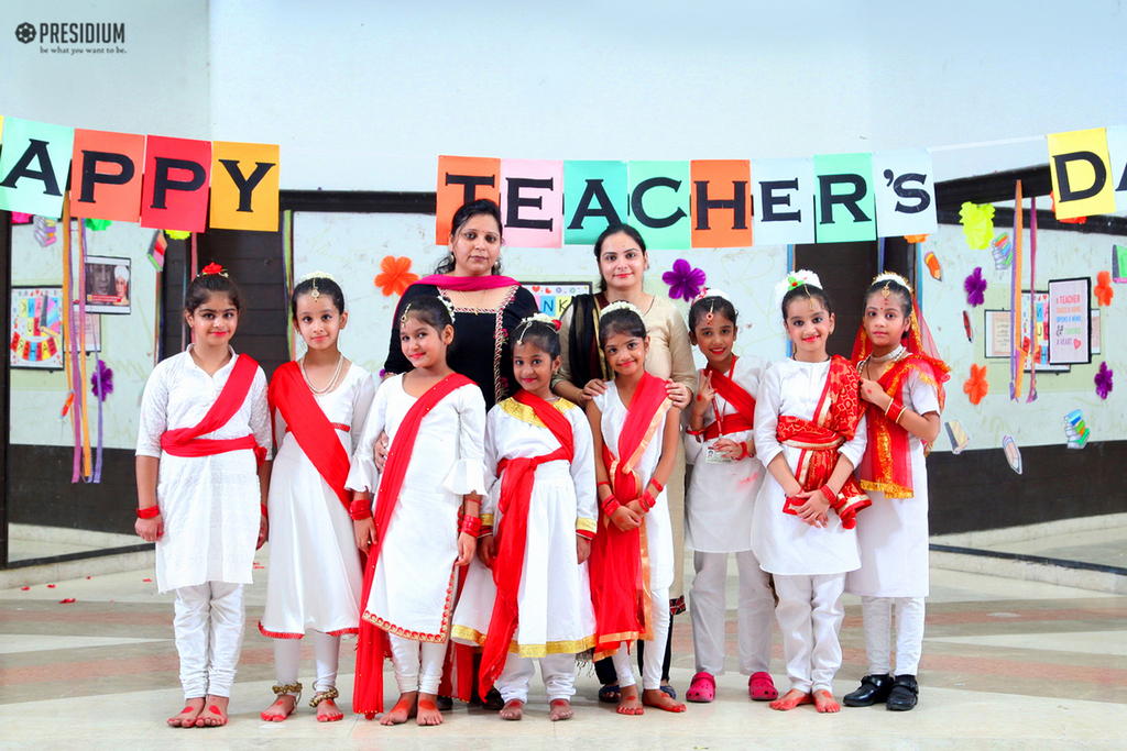 Presidium Indirapuram, PRESIDIANS HONOUR THEIR TEACHERS ON TEACHERS' DAY