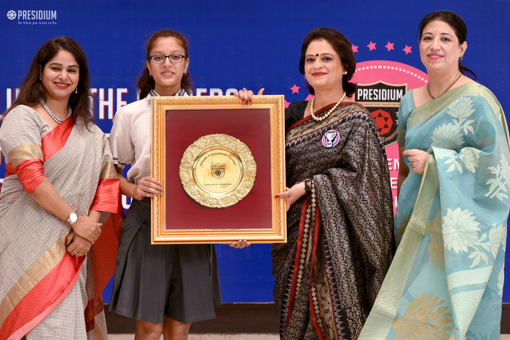 Presidium Indirapuram, ACADEMIC EXCELLENCE 2018:HONOURING THE ACADEMIC RIGOR OF STUDENTS