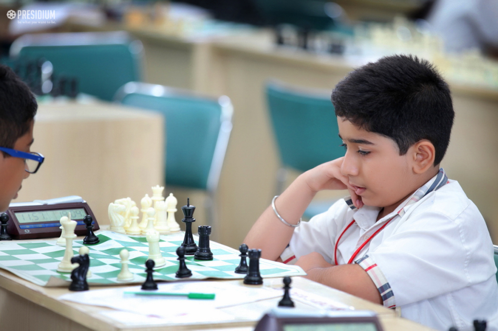 Presidium Indirapuram, ASPIRING CHESS PLAYERS COMPETE AT INTER SCHOOL CHESS CHAMPIONSHIP