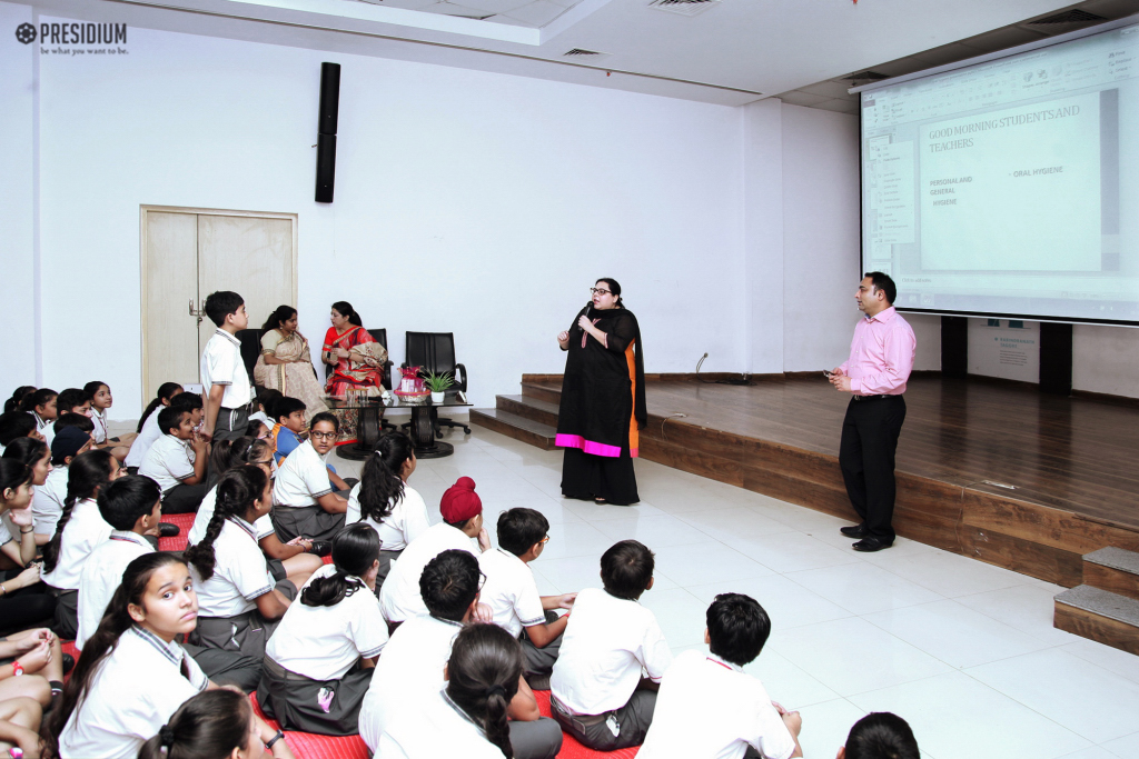 Presidium Indirapuram, INTERACTIVE SESSION ON HEALTH & HYGIENE FOR THE YOUNG PRESIDIANS