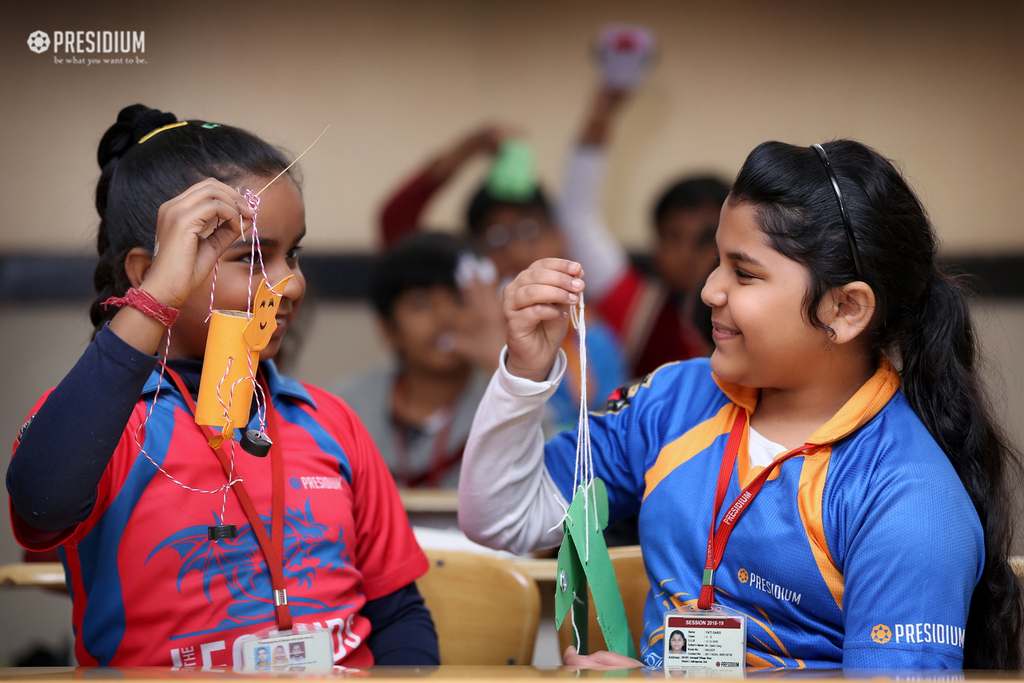 Presidium Indirapuram, YOUNG ARTISTS TAKE PART IN PUPPET MAKING ACTIVITY