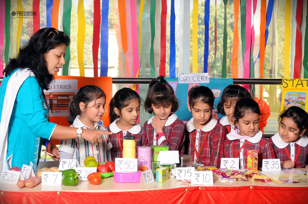 Presidium Indirapuram, LITTLE PRESIDIANS OBSERVE MARKET SCENE FOR EXPERIENTIAL LEARNING