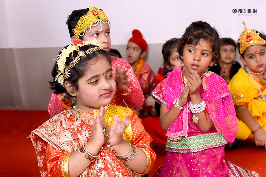 Presidium Gurgaon-57, PRESIDIANS CELEBRATE A BLISSFUL JANMASHTAMI WITH THEIR FRIENDS