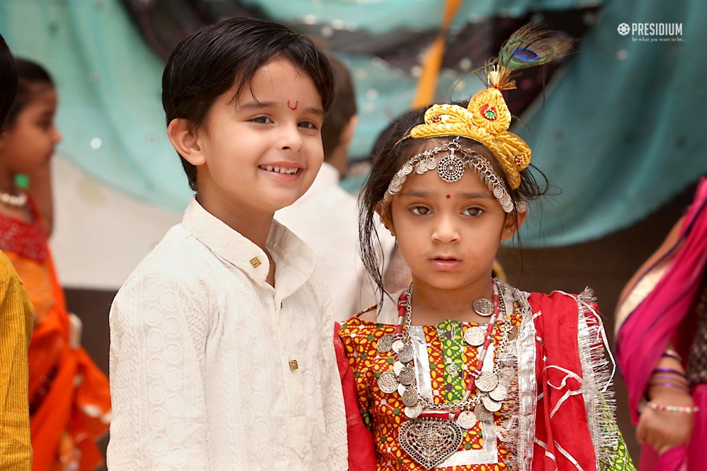 Presidium Indirapuram, HEAVENLY JANMASHTAMI CELEBRATIONS BY THE EXCITED PRE-PRIMARY WING Presidium Indirapuram, HEAVENLY JANMASHTAMI CELEBRATIONS BY THE EXCITED PRE-PRIMARY WING