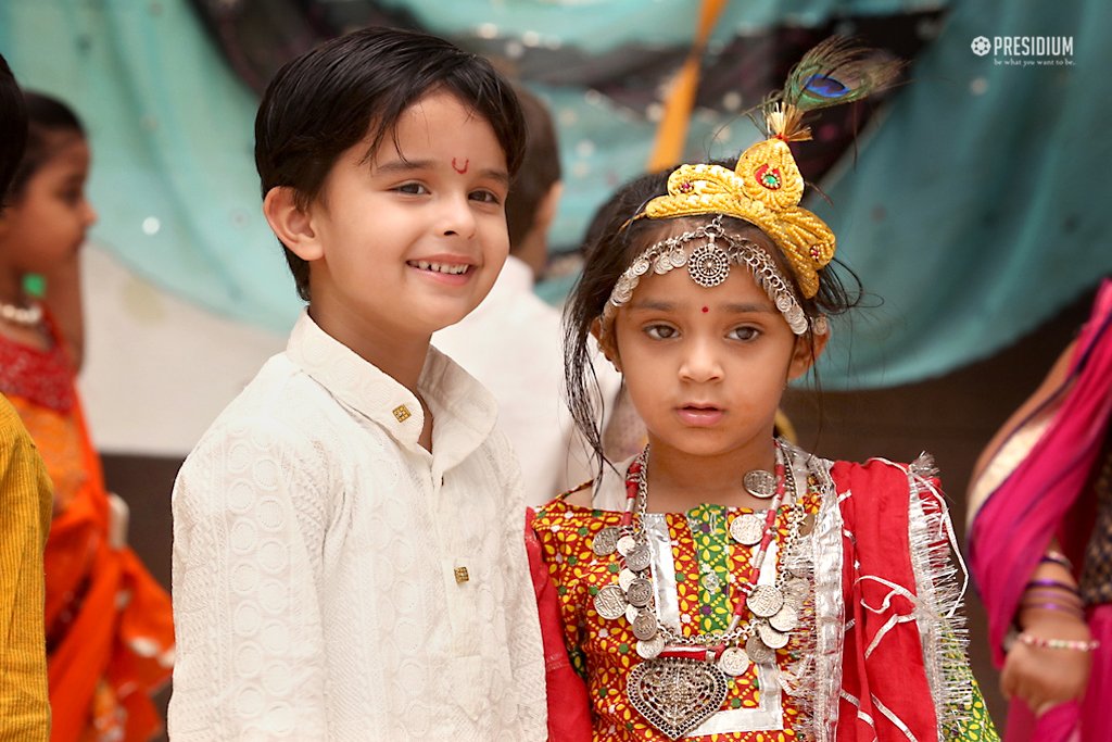 Presidium Indirapuram, HEAVENLY JANMASHTAMI CELEBRATIONS BY THE EXCITED PRE-PRIMARY WING