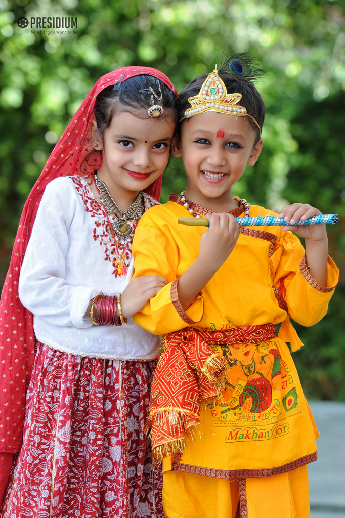 Presidium Gurgaon-57, STUDENTS REVEL IN GRAND CELEBRATIONS ON JANMASHTAMI