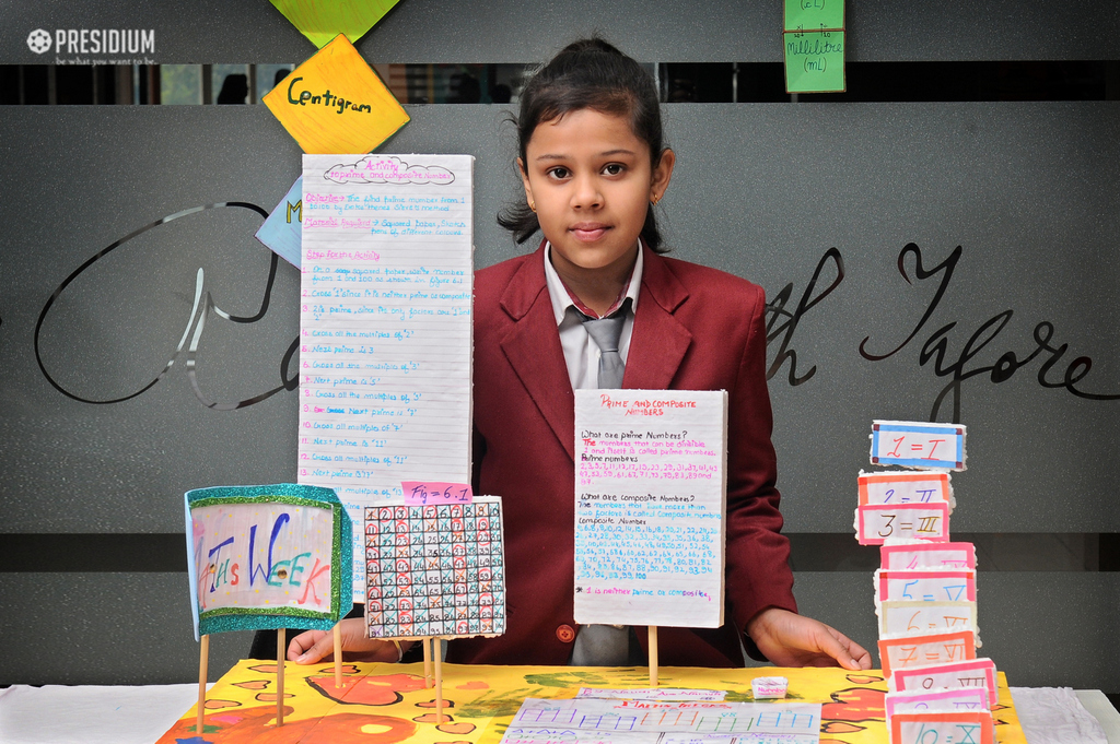 Presidium Rajnagar, MATH ACTIVITY: PRESIDIANS INDULGE IN BRAIN TEASING ACTIVITIES