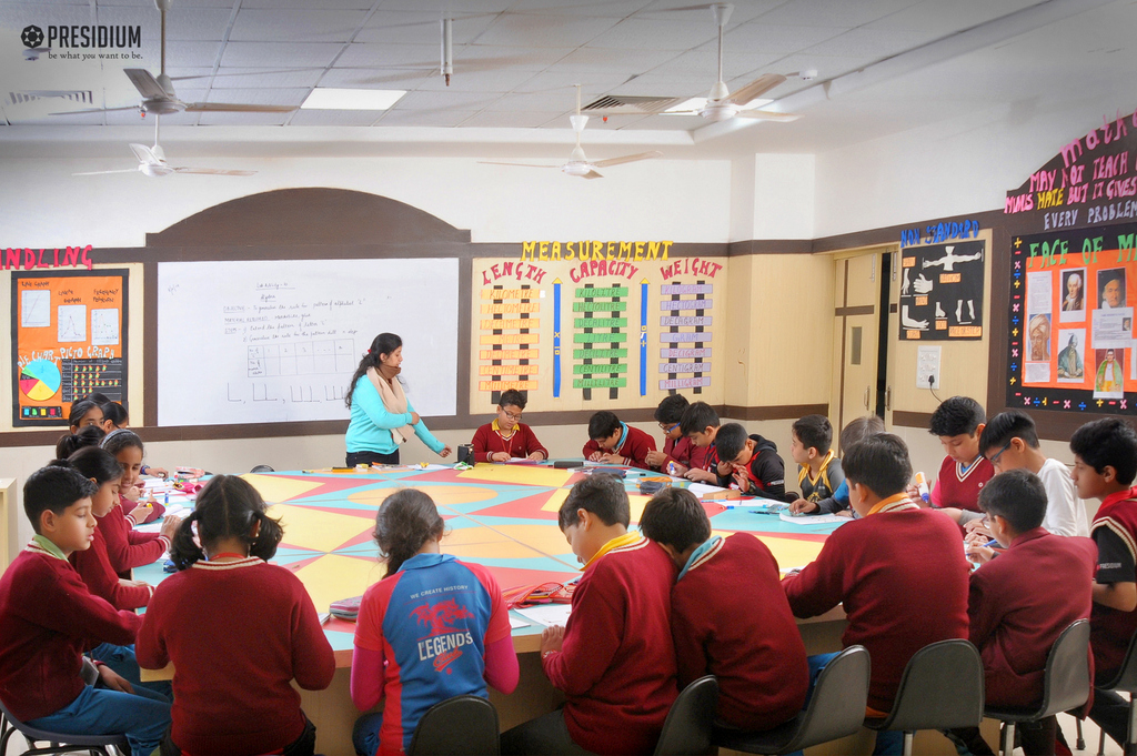 Presidium Gurgaon-57, MATH ACTIVITY: PRESIDIANS REFRESH THEIR MATHEMATICAL CONCEPTS 