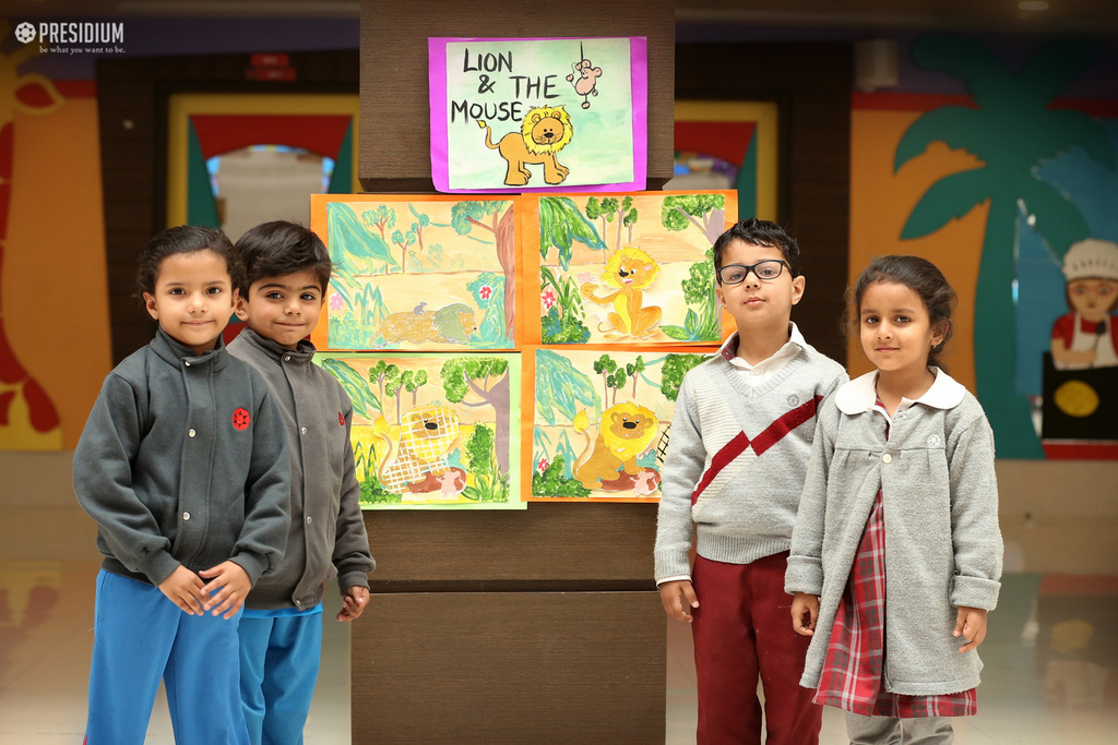 Presidium Rajnagar, LITTLE PRESIDIANS INDULGE IN A ERUDITE PICTURE READING ACTIVITY