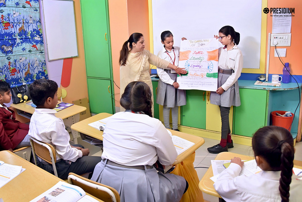 Presidium Pitampura, STUDENTS CELEBRATE NATIONAL CONSTITUTION DAY 